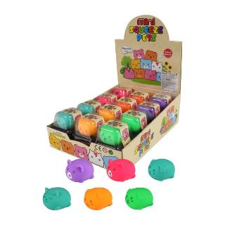 Obrázek z Zvířátko měkké mačkací v neon barvách 